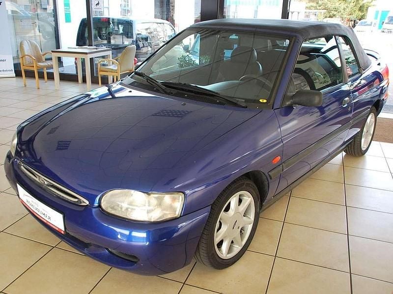 Gebraucht Ford Escort Cabriolet 90 PS (66 kW) 1996 Blau (metallic) Cabrio