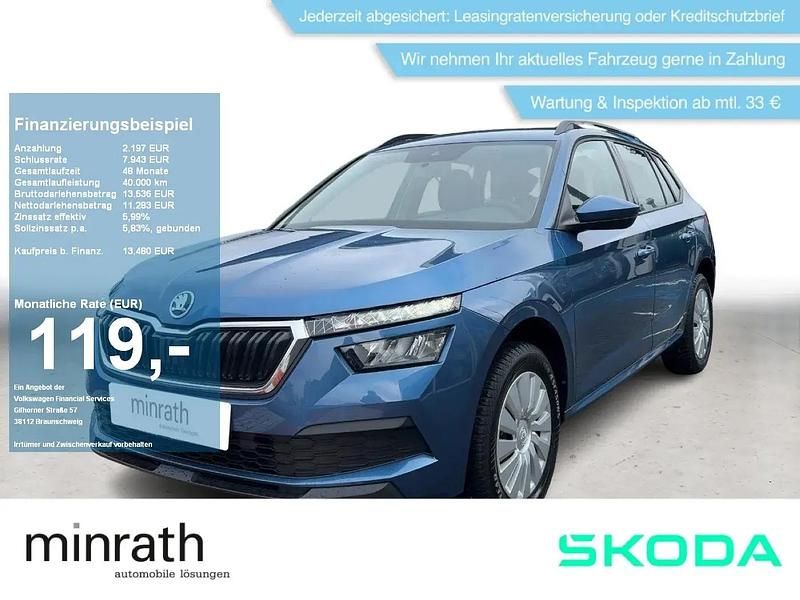 Gebraucht Skoda Kamiq Active 95 PS (69 kW) 2022 Blau SUV