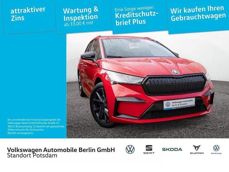 Velvetrot premium metallic Gebraucht 2024 Skoda Enyaq iV SportLine SUV | 33.650 € (Etwas zu teuer) - Bild 1/4