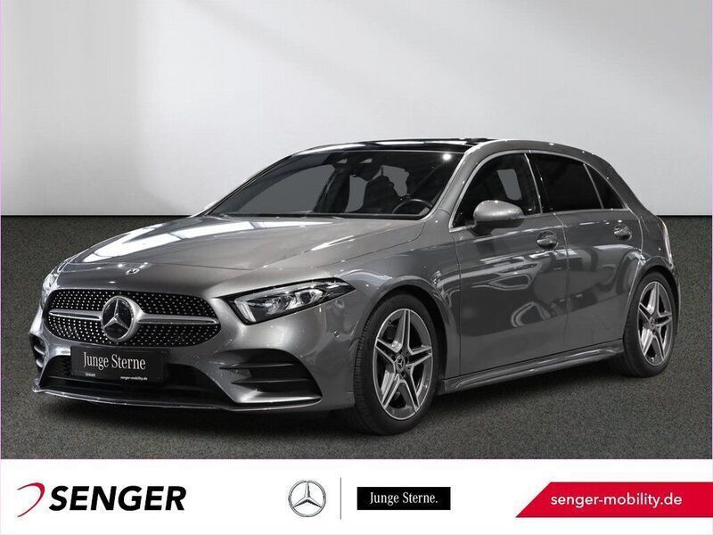 Grau Gebraucht 2021 Mercedes A250 AMG Kleinwagen | 30.990 € (Fairer Preis) - Bild 1/4