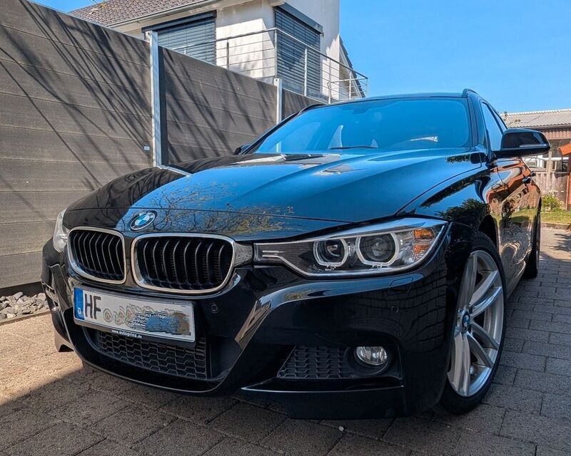 Schwarz Gebraucht 2015 BMW 320 M Sport Kombi | 15.900 € (Guter Preis) - Bild 1/4