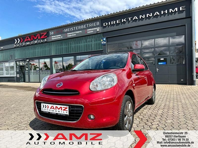 Rot Gebraucht 2013 Nissan Micra Kleinwagen | 3.999 € (Fairer Preis) - Bild 1/4