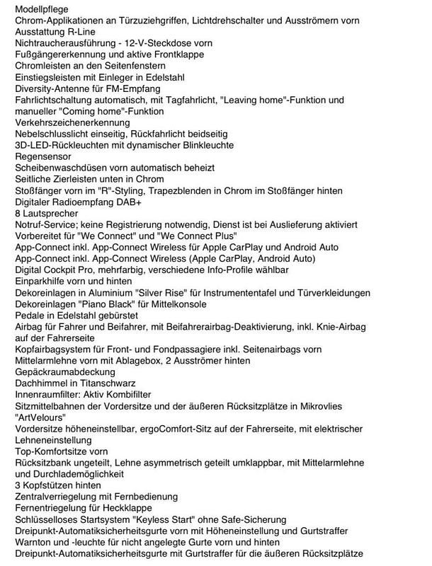 Gebraucht VW Arteon R-line 200 PS (147 kW) 2021 Weiß Limousine