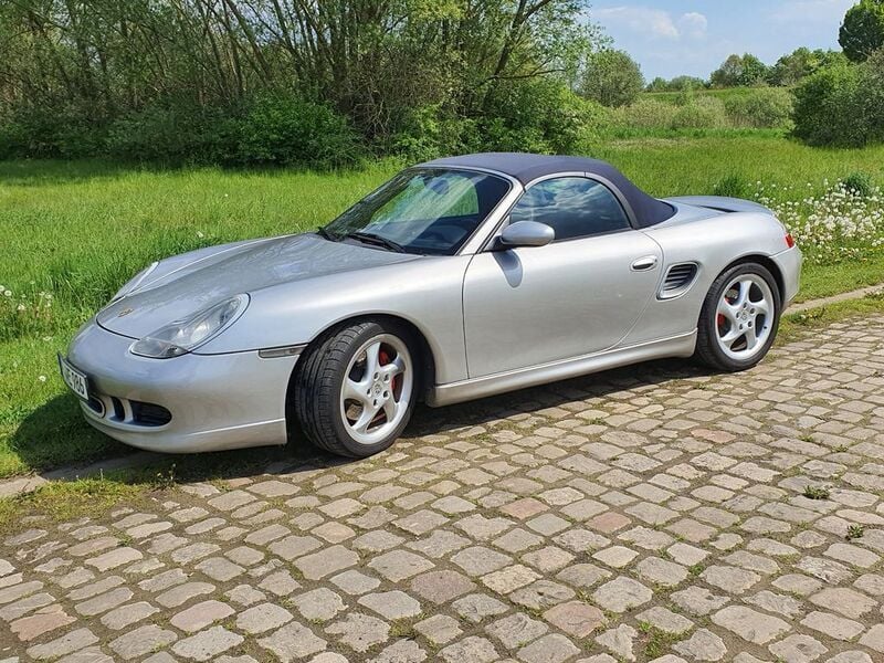 Silber Gebraucht 2001 Porsche Boxster S Cabrio | 18.900 € (Guter Preis) - Bild 1/4