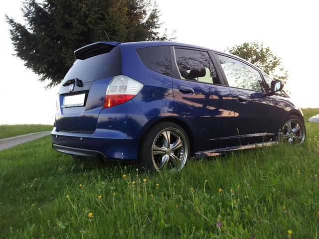 Gebraucht Honda Jazz Comfort 101 PS (74 kW) 2009 Blau metallic Kleinwagen