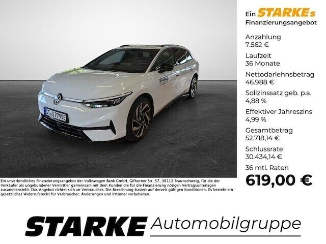 Schwarz (grenadillschwarz metallic) Gebraucht 2024 VW ID.7 Pro Limousine | 54.550 € - Bild 1/3