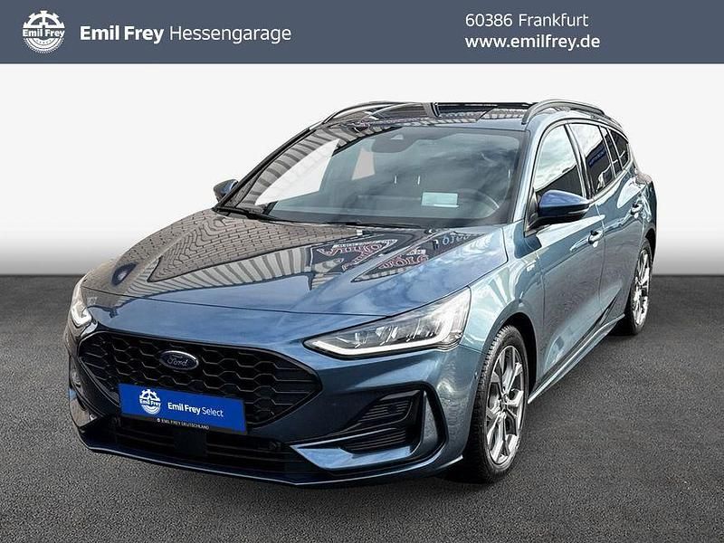 Blau Gebraucht 2023 Ford Focus ST-Line X Kombi | 20.450 € (Guter Preis) - Bild 1/4