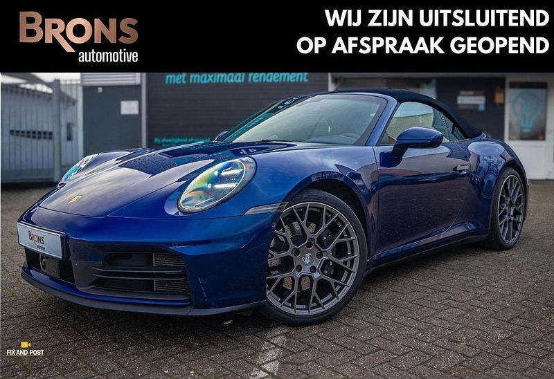 Blau Gebraucht 2025 Porsche 911 Carrera Cabriolet Sport Cabrio | 148.000 € (Superpreis) - Bild 1/4