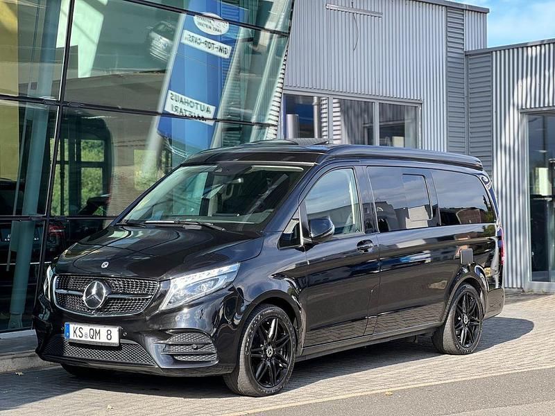 Schwarz Gebraucht 2022 Mercedes V300 Marco Polo Van / Kleinbus | 61.990 € (Superpreis) - Bild 1/4