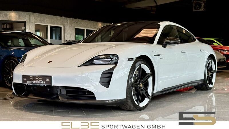 Weiß Gebraucht 2020 Porsche Taycan Turbo S Limousine | 82.850 € (Fairer Preis) - Bild 1/4