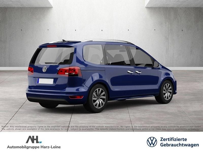 Gebraucht VW Sharan Active 150 PS (110 kW) 2022 Blau Van / Kleinbus