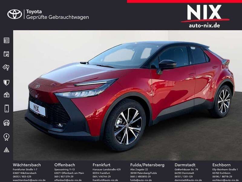 Karminarot / schwarz Neu 2024 Toyota C-HR Team SUV | 33.600 € (Fairer Preis) - Bild 1/4