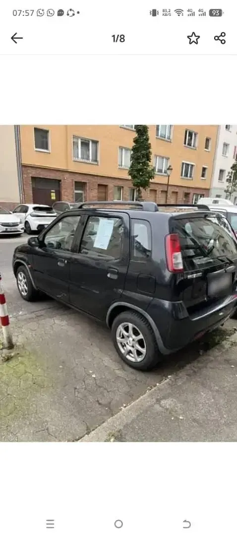 Usata Suzuki Ignis 82 CV (60 kW) 2002 Nero Utilitaria