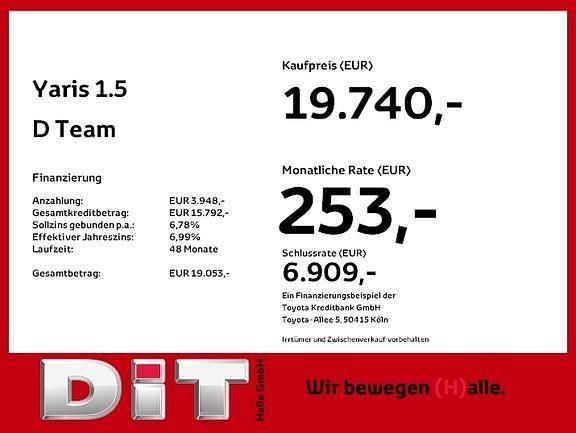 Gebraucht Toyota Yaris Hybrid Basis 116 PS (85 kW) 2022 Karminarot metallic