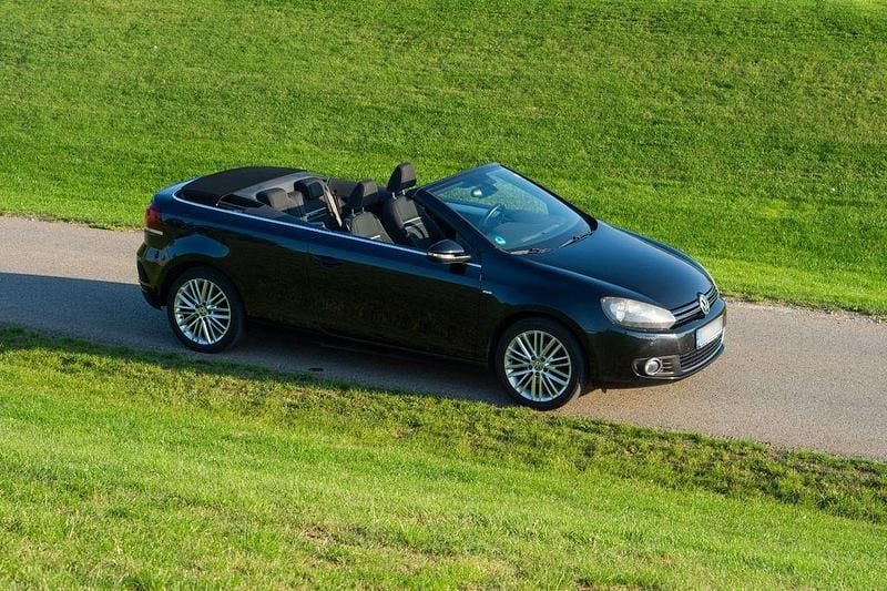 Schwarz Gebraucht 2014 VW Golf Cabriolet Edition Cabrio | 7.100 € (Guter Preis) - Bild 1/4
