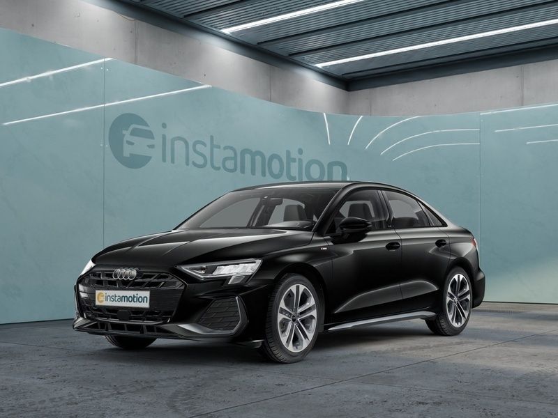 Schwarz Gebraucht 2024 Audi A3 Sport Limousine | 36.239 € (Teuer) - Bild 1/4