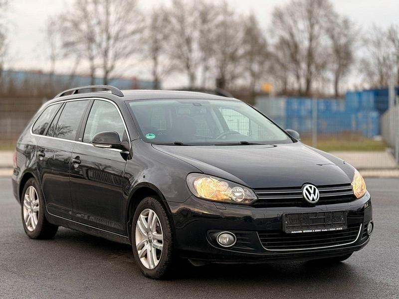 Gebraucht VW Golf VII Style 105 PS (77 kW) 2012 Schwarz Kombi