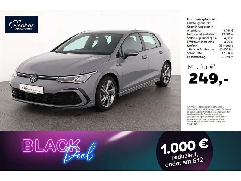 Grau Gebraucht 2023 VW Golf VIII R-line Limousine | 27.980 € (Superpreis) - Bild 1/4