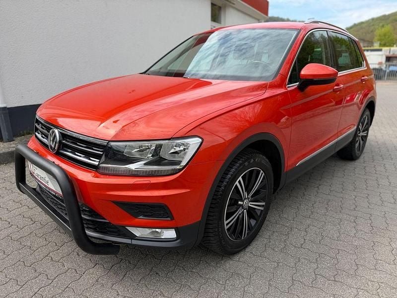 Second-hand VW Tiguan Sound 150 CP (110 kW) 2017 Portocaliu SUV