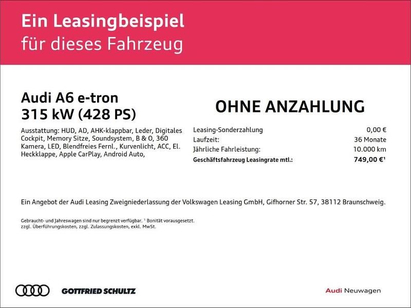 Gebraucht Audi A6 e-tron S-Line 314 kW (428 PS) 2025 Grau Kombi