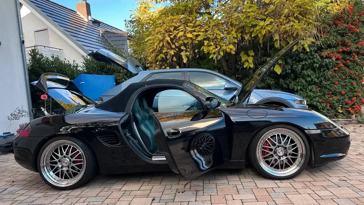 Gebraucht Porsche 986 Boxster 252 PS (185 kW) 2000 Schwarz Cabrio