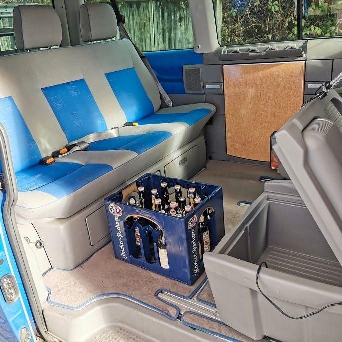 Usado VW Multivan 151 HP (111 kW) 2002 Azul Monovolume