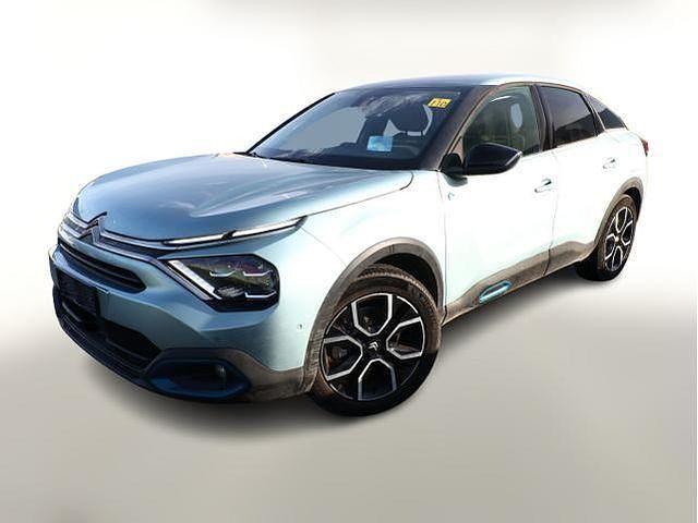 Island blau metallic Gebraucht 2024 Citroën e-C4 Shine Limousine | 23.540 € (Fairer Preis) - Bild 1/1