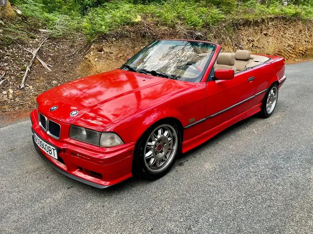 Gebraucht BMW 325 Cabriolet Performance 192 PS (141 kW) 1994 Rot Cabrio