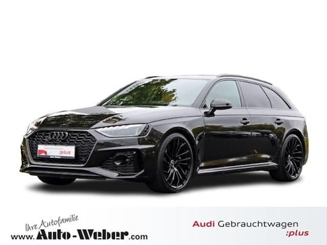 Mythosschwarz metallic Gebraucht 2023 Audi RS4 Ambiente Kombi | 69.860 € (Superpreis) - Bild 1/4
