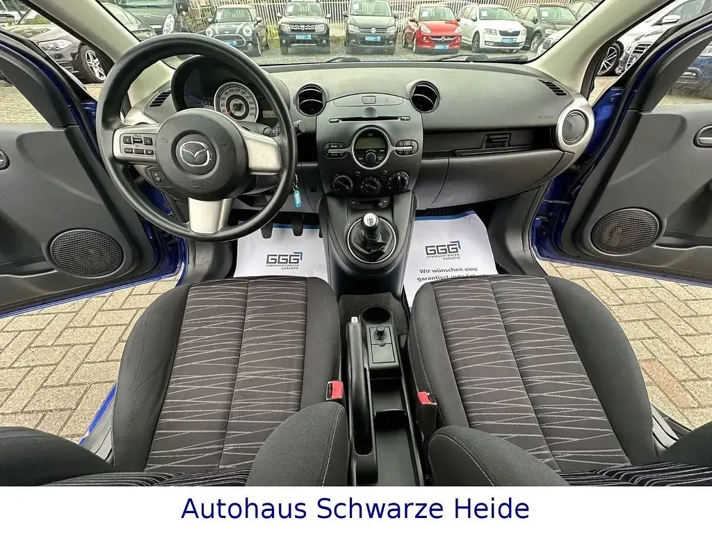 Gebraucht Mazda 2 86 PS (63 kW) 2009 Blau Kleinwagen