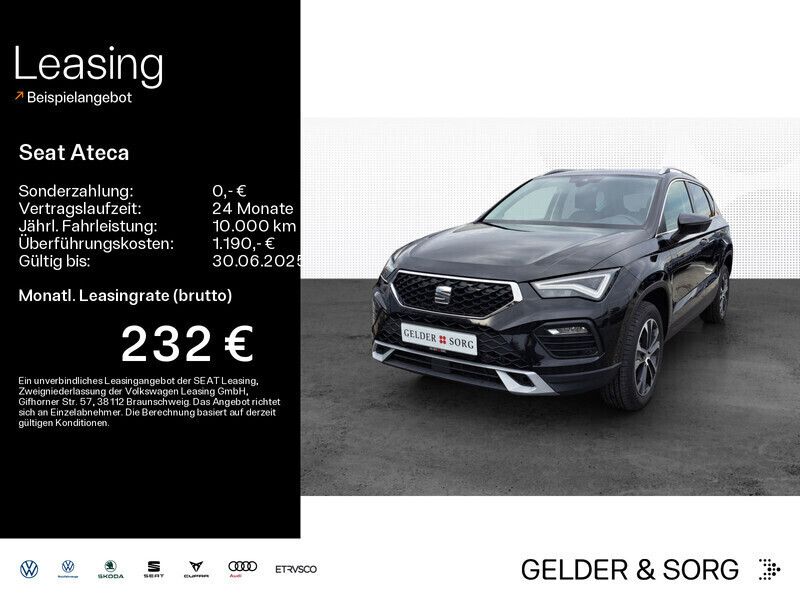 Gebraucht Seat Ateca Style 150 PS (110 kW) 2022 Schwarz SUV