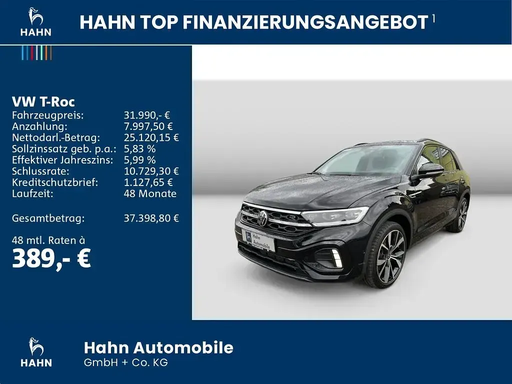 Gebraucht VW T-Roc Style 150 PS (110 kW) 2024 Deep black perleffekt SUV