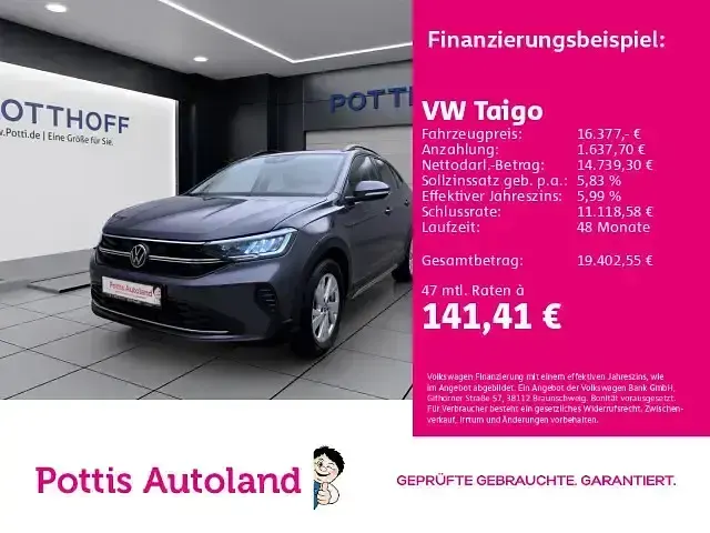 Gebraucht VW Taigo Life 95 PS (69 kW) 2023 SUV