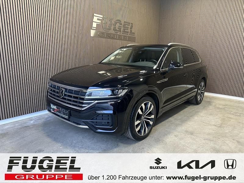 Deep black perleffekt Gebraucht 2020 VW Touareg R-line SUV | 46.949 € (Superpreis) - Bild 1/4