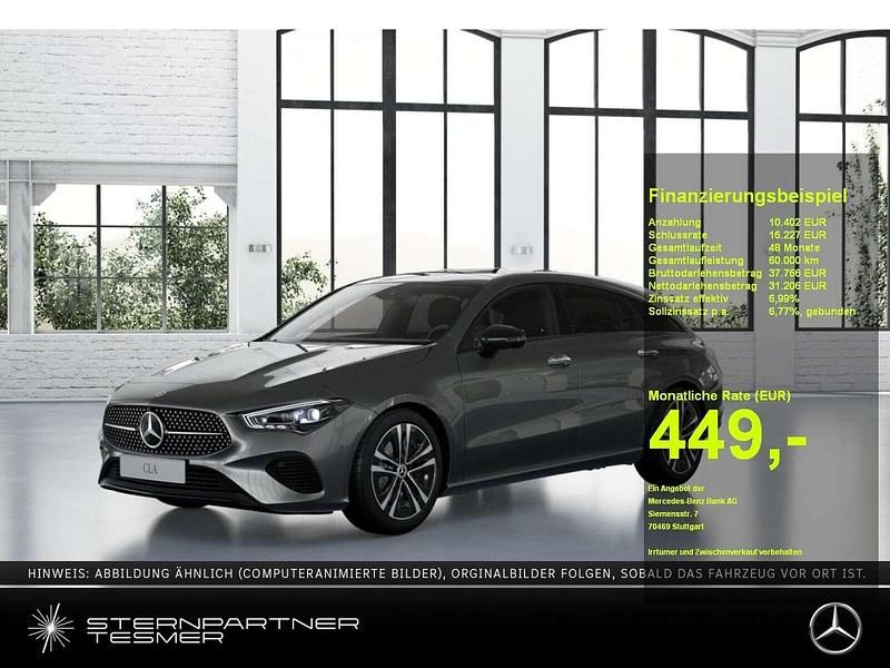 Grau Neu 2025 Mercedes CLA200 Shooting Brake Night Kombi | 41.608 € (Guter Preis) - Bild 1/3