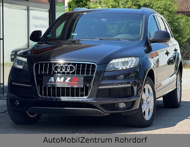Schwarz Gebraucht 2009 Audi Q7 S-Line SUV | 11.990 € (Superpreis) - Bild 1/4