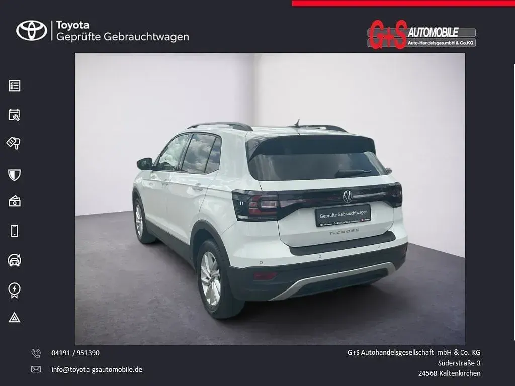Gebraucht VW T-Cross Life 95 PS (69 kW) 2021 Weiß SUV