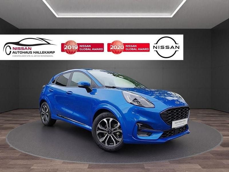 Blau Gebraucht 2022 Ford Puma Gen-E ST-Line SUV | 18.900 € (Guter Preis) - Bild 1/4