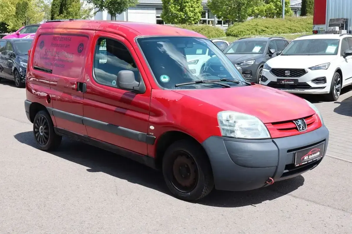Gebraucht Peugeot Partner Comfort 90 PS (66 kW) 2005 Rot Van / Kleinbus