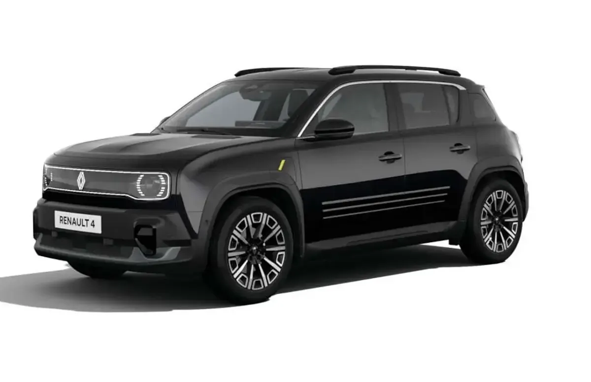 Neu Renault 4 E-Tech Iconic 110 kW (150 PS) 2025 Blackpearl schwarz SUV