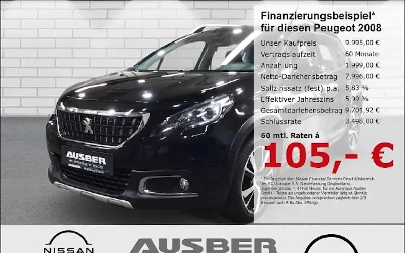 Gebraucht Peugeot 2008 Allure 110 PS (80 kW) 2017 SUV