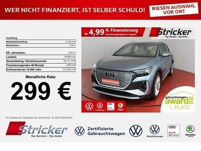 Gebraucht Audi Q4 e-tron S-Line 150 kW (204 PS) 2023 Blau SUV