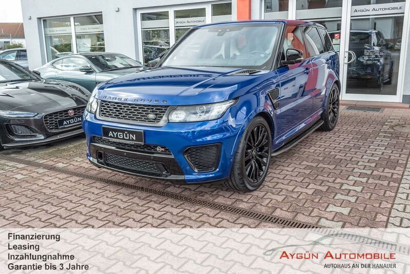 Estoril blue Gebraucht 2018 Land Rover Range Rover Sport SVR SUV | 51.995 € (Etwas zu teuer) - Bild 1/4