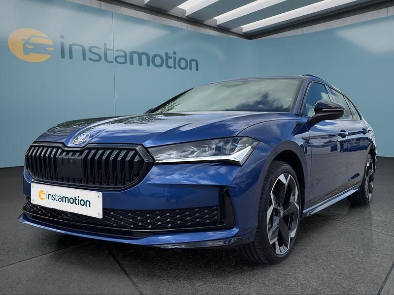 Blau Neu 2025 Skoda Superb Kombi | 59.099 € - Bild 1/4