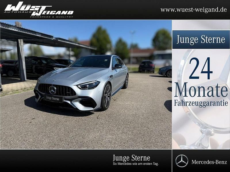 Lack hightechsilber Gebraucht 2024 Mercedes C63 AMG AMG Limousine | 84.990 € (Etwas zu teuer) - Bild 1/4