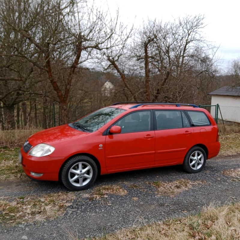 Gebraucht Toyota Corolla 90 PS (66 kW) 2003 Rot Kombi