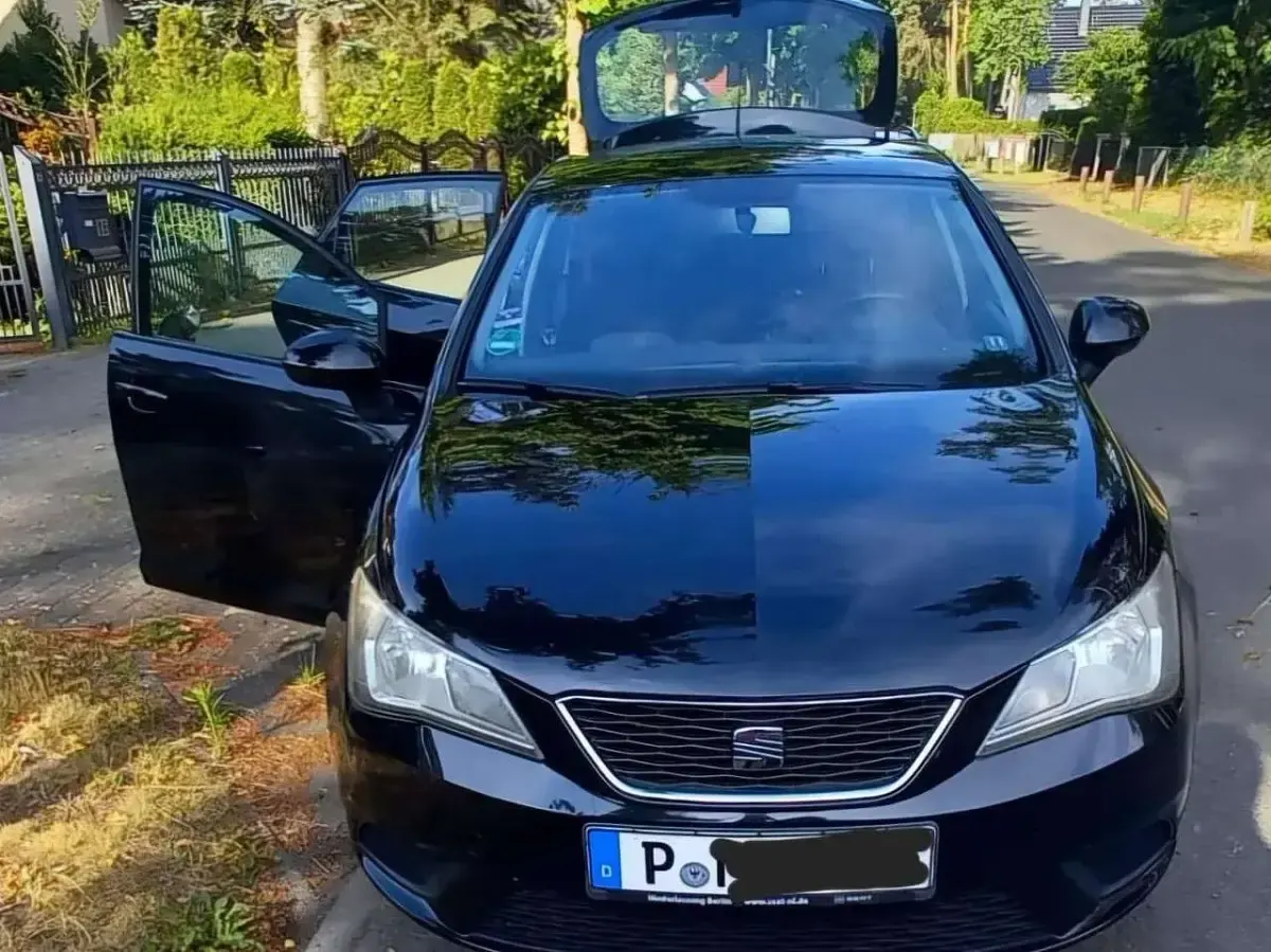 Gebraucht Seat Ibiza Style 69 PS (50 kW) 2012 Schwarz Kleinwagen