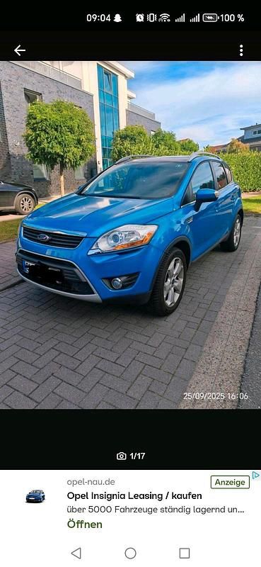 Blau Gebraucht 2009 Ford Kuga Titanium SUV | 7.400 € (Fairer Preis) - Bild 1/4