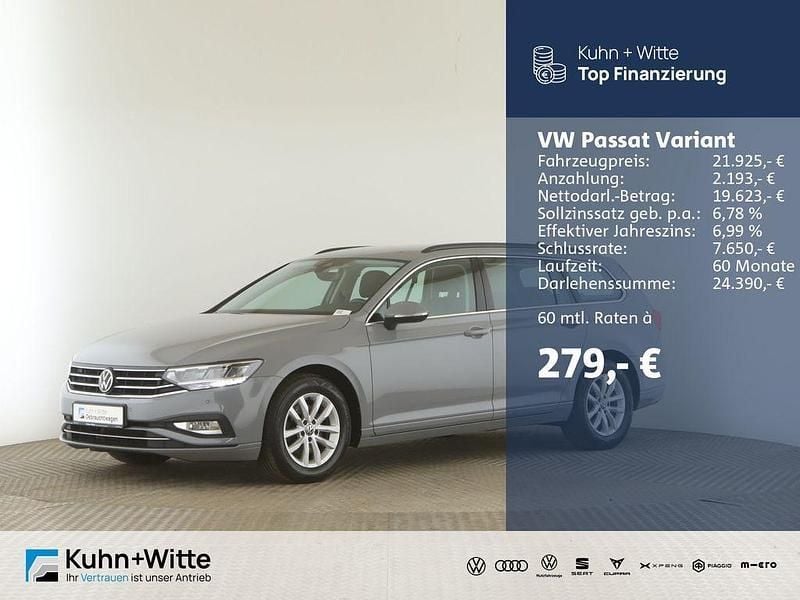Grau Gebraucht 2022 VW Passat Business Kombi | 21.925 € (Fairer Preis) - Bild 1/3