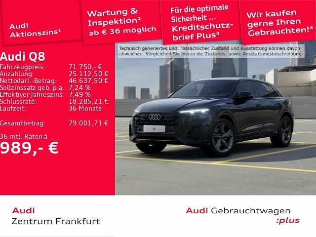 Schwarz Gebraucht 2025 Audi Q8 Ambiente SUV | 71.750 € - Bild 1/4